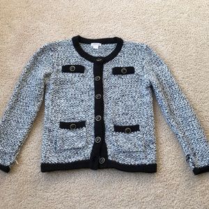 Xhilaration Tweed Like Cardigan